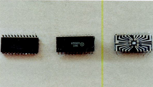 Содержание золота в микросхеме К 155 (крупные)