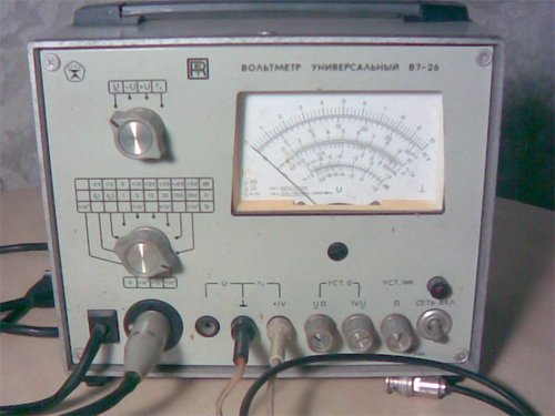 Содержание драгоценных металлов в вольтметре В7-26