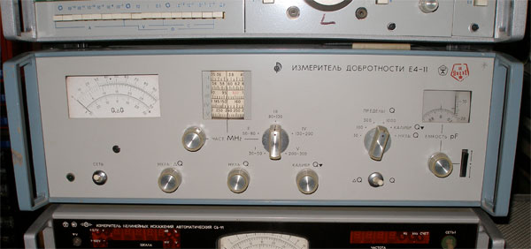 Содержание драгоценных металлов в измерителе Е4-11